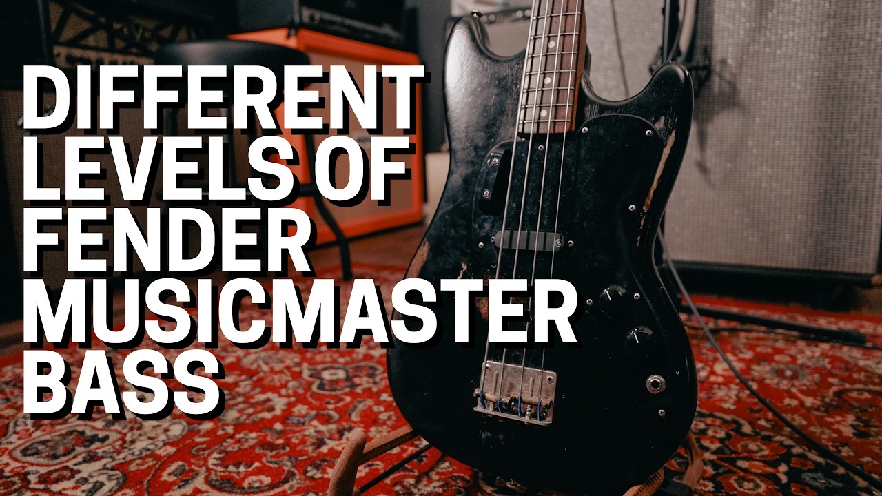 Different Levels of Fender Musicmaster Basses: Which One Is For