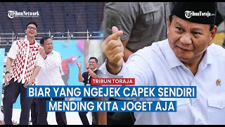 Tak Peduli Dihujat, Prabowo Asik Joget Bareng Kaesang dan Giring di Ulang Tahun ke-9 PSI