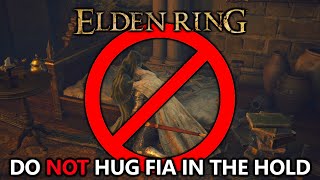 Elden Ring - DO NOT Hug Fia in the Roundtable Hold (unless you need to for Baldachin's Blessing)