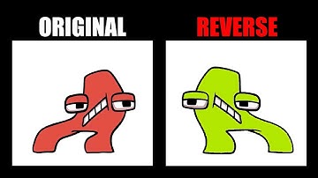 Reverse Alphabet Lore vs Spnaish Alphabet Lore (A-Z) l All Alphabet Lore Meme Animation - TD Rainbow