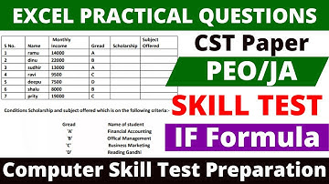 Computer Skill Test for PEO Exam 2023 Odisha || Osssc computer skill test practical exam