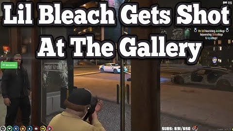Lil Bleach Gets Shot At The Gallery | No-Pixel 3.1