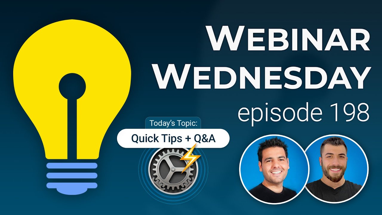 BD Quick Tips ⚡️⚙️ Membership Tips - Webinar Wednesday 198