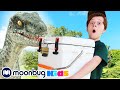 Dinosaur Raptor Cam! | Jurassic Tv | Dinosaurs and Toys | T Rex Family Fun