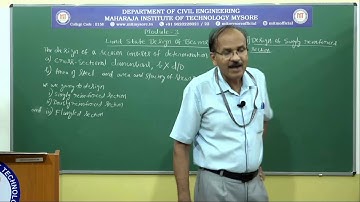 Singly Reinforced Section Design|5th Sem| Module 3|Design of RC Structural Elements(18CV53)|Session1
