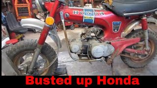 will it Run ? worn out Honda Trail 70