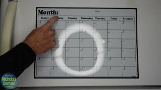 Details ORGANIZE with Volcanics Magnetic Dry Erase Whiteboard Fridge Calendar 16.9 Inches X 11.8 Inches News