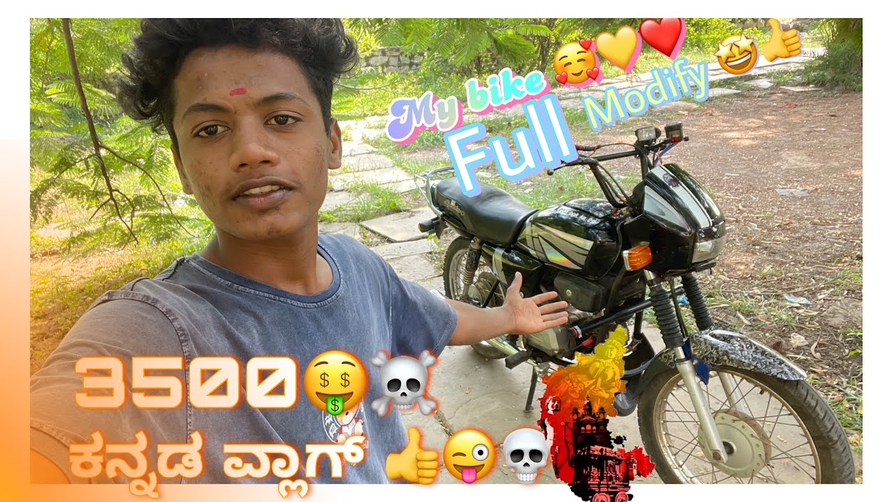 Kerala style splendour ₹3500  full, modify ￼ಕನ್ನಡ ವ್ಲಾಗ್ ￼￼ #bagalkot #SplendourTech #SteelPower