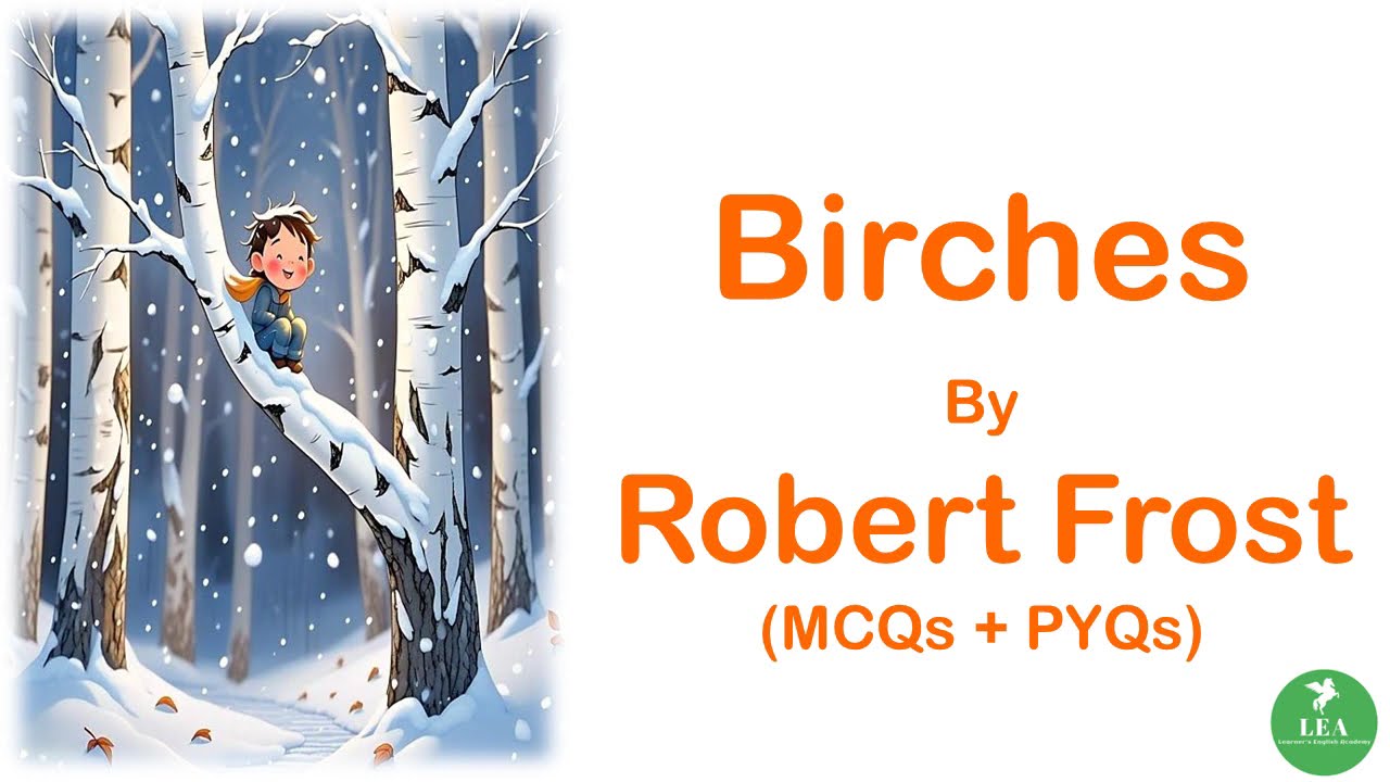 Birches by Robert Frost (MCQ) | American Literature | #robertfrost #pgtrb #ugcnet #set #pgtrb2025