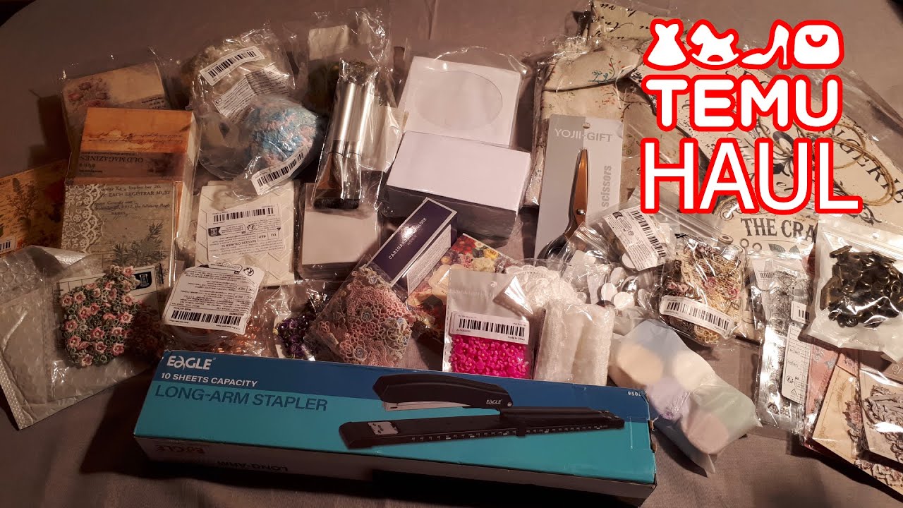 Temu Haul XXL/Meeeeega tolle Dinge für's Junk Journal