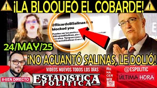 LA BLOQUEO ¡ NO AGUANTO EL COBARDE DE SALINAS LE DOLIO !