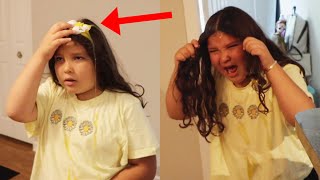 MY LITTLE SISTER GOT MAD AT PRANK!!