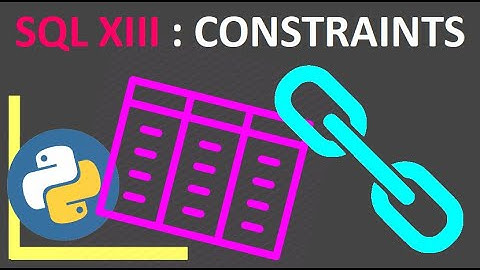 SQL Constraints : Data Science Code