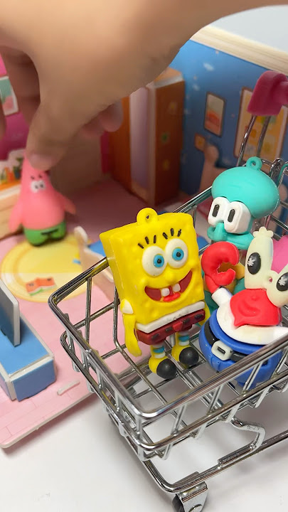 Run Spongebob And Krusty Krabb Crew Members Aaahhh! 😱😱😱 #toys #satisfying #shorts #trending
