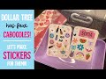 Dollar Tree Caboodle DIY Sticker Makeover with Cricut | FUN Gift for Valentine&#39;s Day + Birthdays