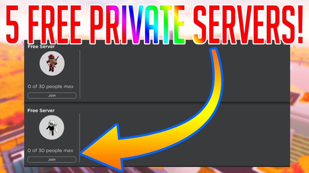 Free Roblox Private Server