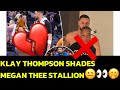 😬YIKES,KLAY THOMPSON SHADES MEGAN IN VIRAL CLIP+ INTERNET SIDES WITH KLAY,BLAST MEGAN #klaythompson 