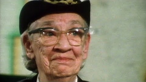 March 6, 1983: Grace Hopper—She taught computers to talk
