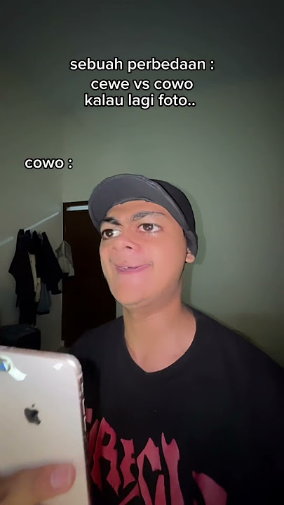 sebuah perbedaan : cowo vs cewe kalau lagi foto.. 🫨