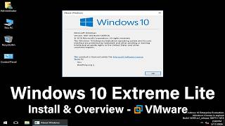 Windows 10 Extreme Lite : The 460 MB Windows 10