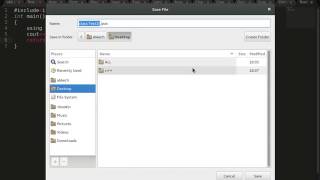 hello world program on ubuntu using c++ language