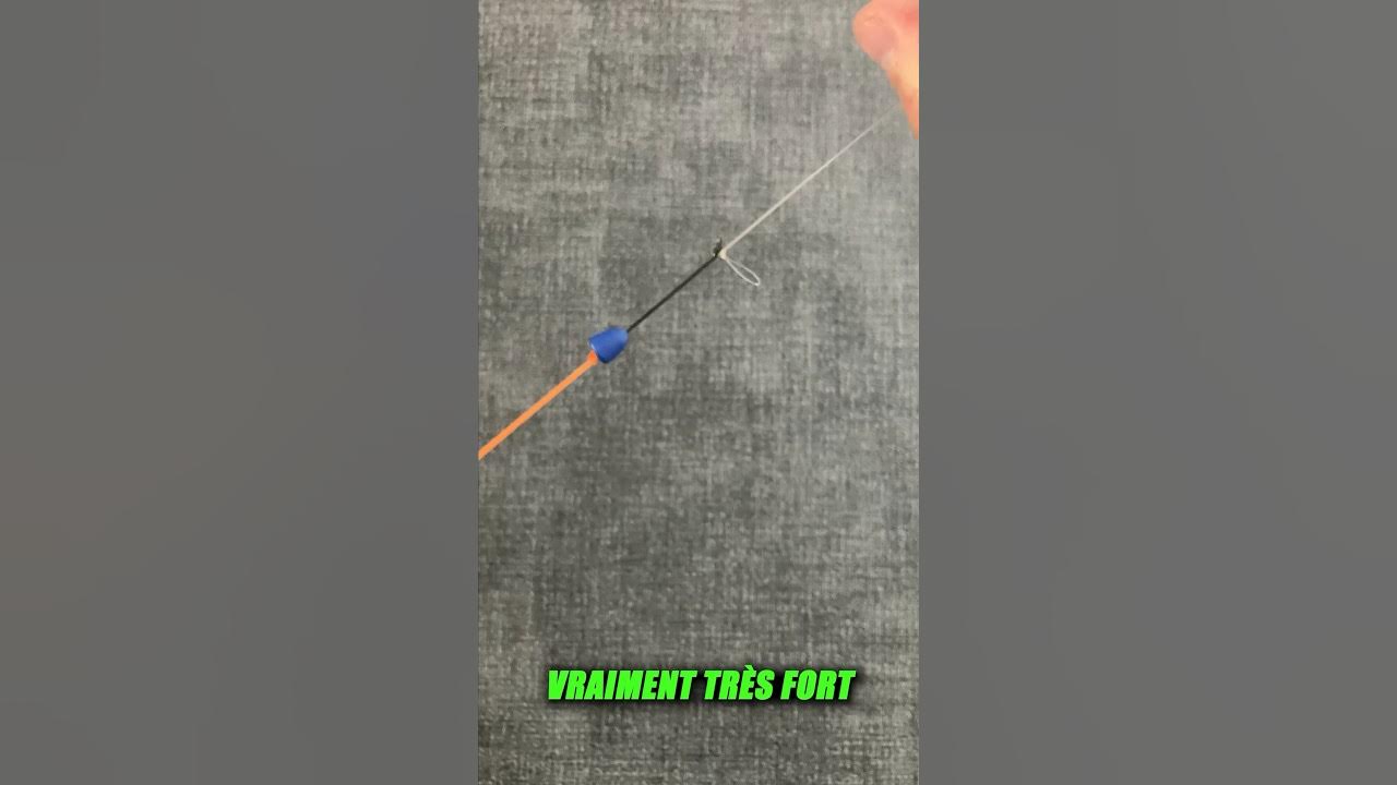 Attacher ta ligne de pêche à un connecteur Dacron. How to attach your
