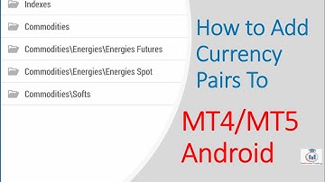 How to Add Currency Pairs on MT4/MT5 Android