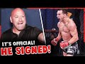 BREAKING! Dana White reveals Michael Chandler signed w/ UFC & will be backup for Khabib vs Gaethje!
