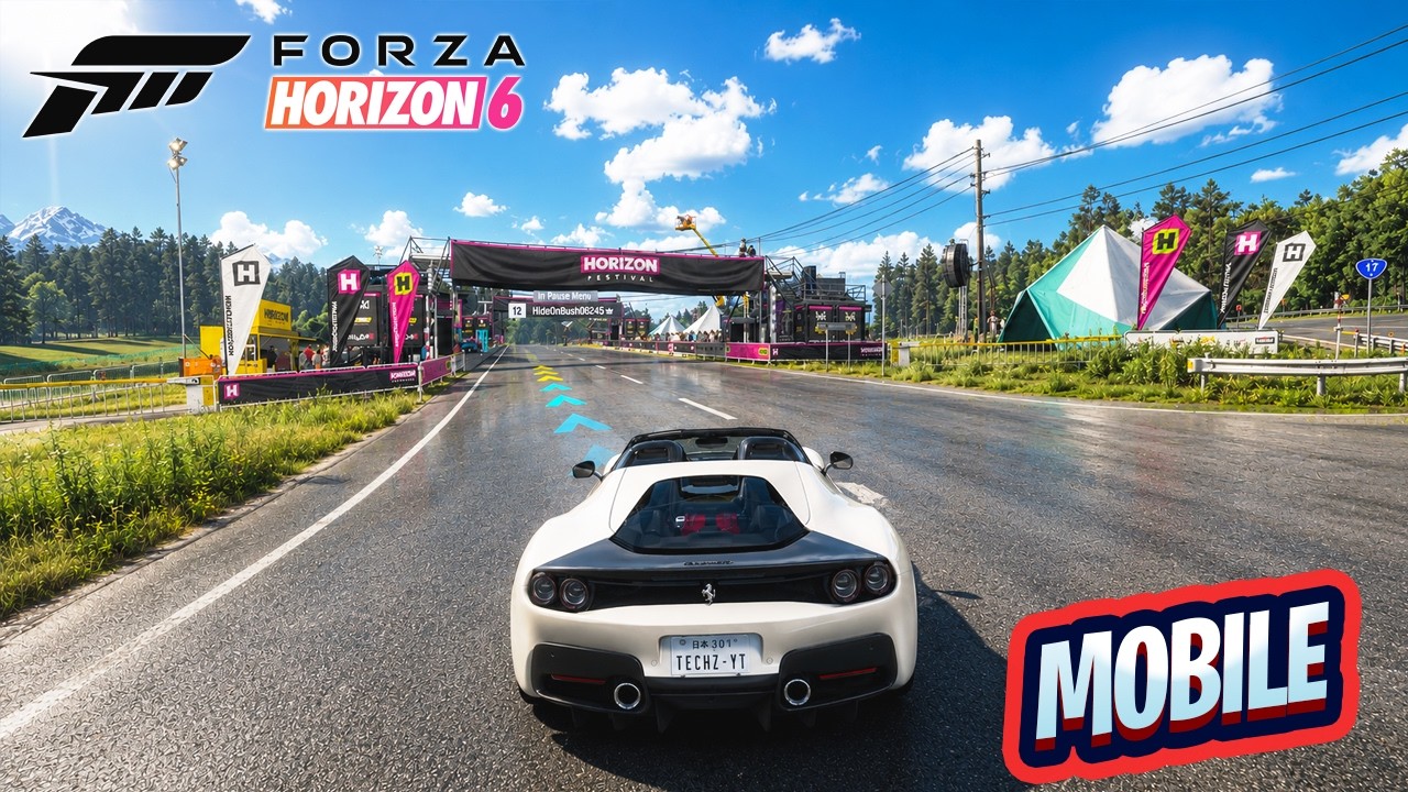 Forza Horizon 6 Mobile Gameplay - Geforce NOW (Android / iOS)