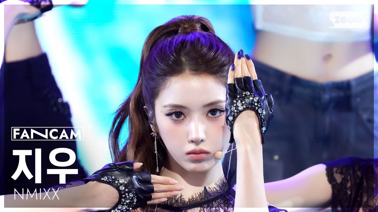 [안방1열 직캠4K] 엔믹스 지우 'SPINNIN' ON IT' (NMIXX JIWOO FanCam) @SBS Inkigayo 251019