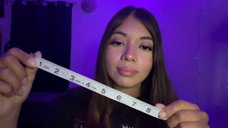 ASMR measuring your facial features 📏❤️