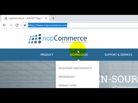 Installation of NOP Commerce on localhost