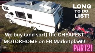 CHEAPEST RV on FB  Marketplace: Getting ready for the BIG ONE.