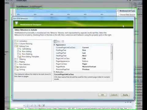 WebDataGrid Advanced Paging