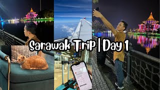 A Trip to Kuching, Sarawak! | Day 1 [First Plane Trip, Hilton, Plaza Merdeka, Waterfront]