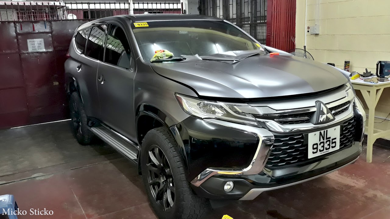 Montero Sport Gen 3 whole car wrap YouTube