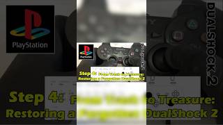 From Trash to Treasure: Restoring a DualShock 2 4/4 #asmr #diy #sony #playstation #restoration