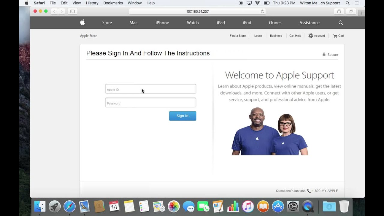 Apple Phishing Email and site Scam YouTube