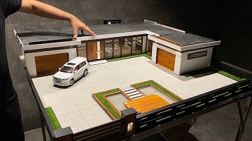 DIY Miniature Luxurious House Architectural Model - Part 3