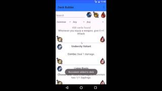 Hearthstone Deck Builder Android Alpha (DEMO)