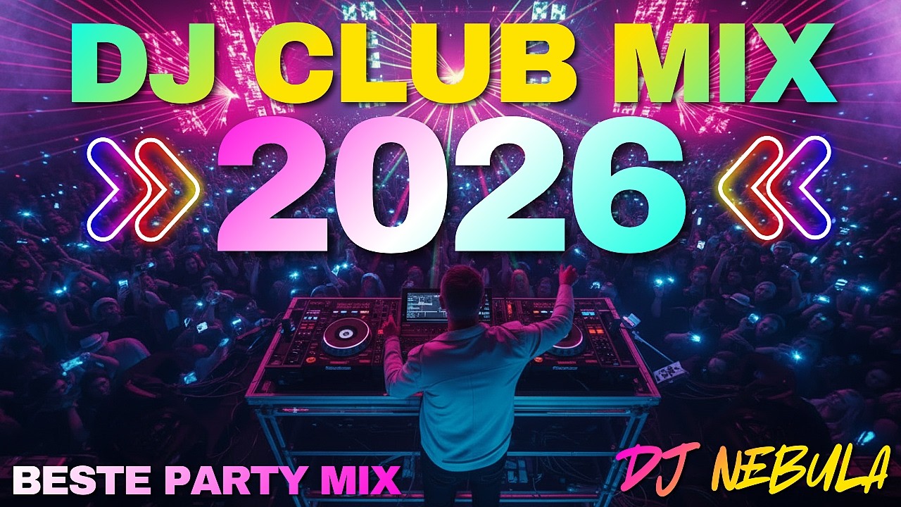 Dance Remix 2026 🔥DJ Club Mix, Disco Megamix & EDM Party Music 🚀 Nonstop DJ-Music