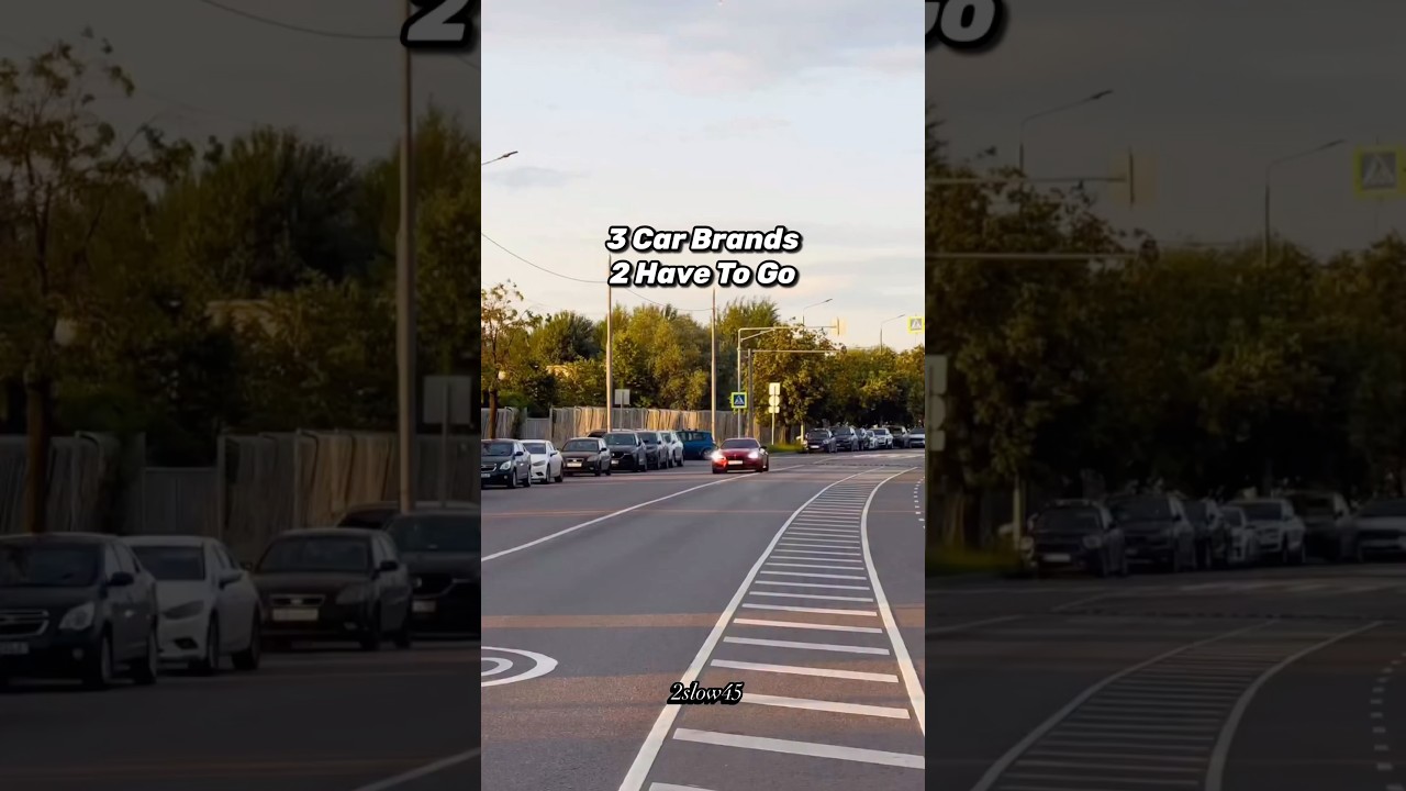 3 Car Brands 2 Have To Go #shorts