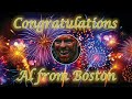 Congratulations al from boston