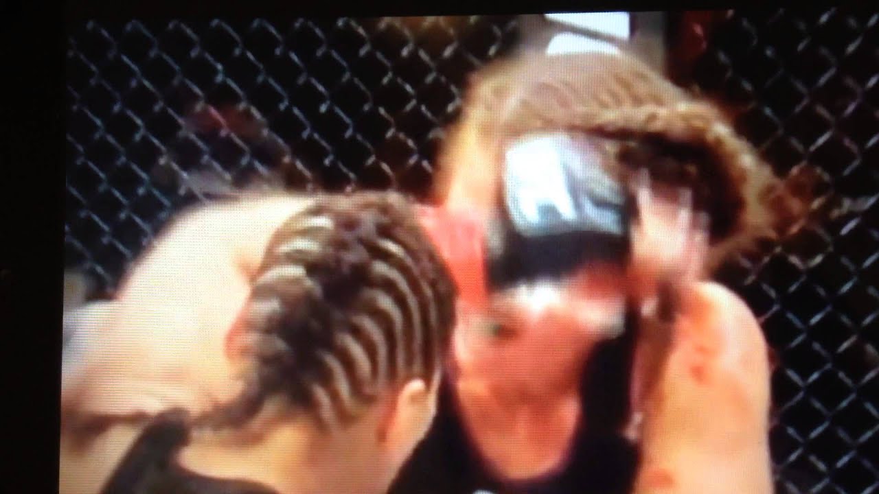 EAR EXPLODE LESLIE SMITH UFC 180 YouTube