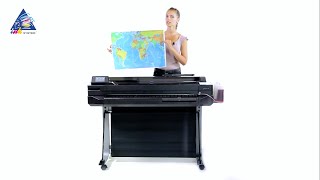 HP Designjet T520 36" - обзор и комплектация видео цена на плоттер