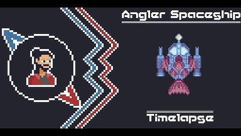 Angler Spaceship | Pixelart Timelapse | Aseprite