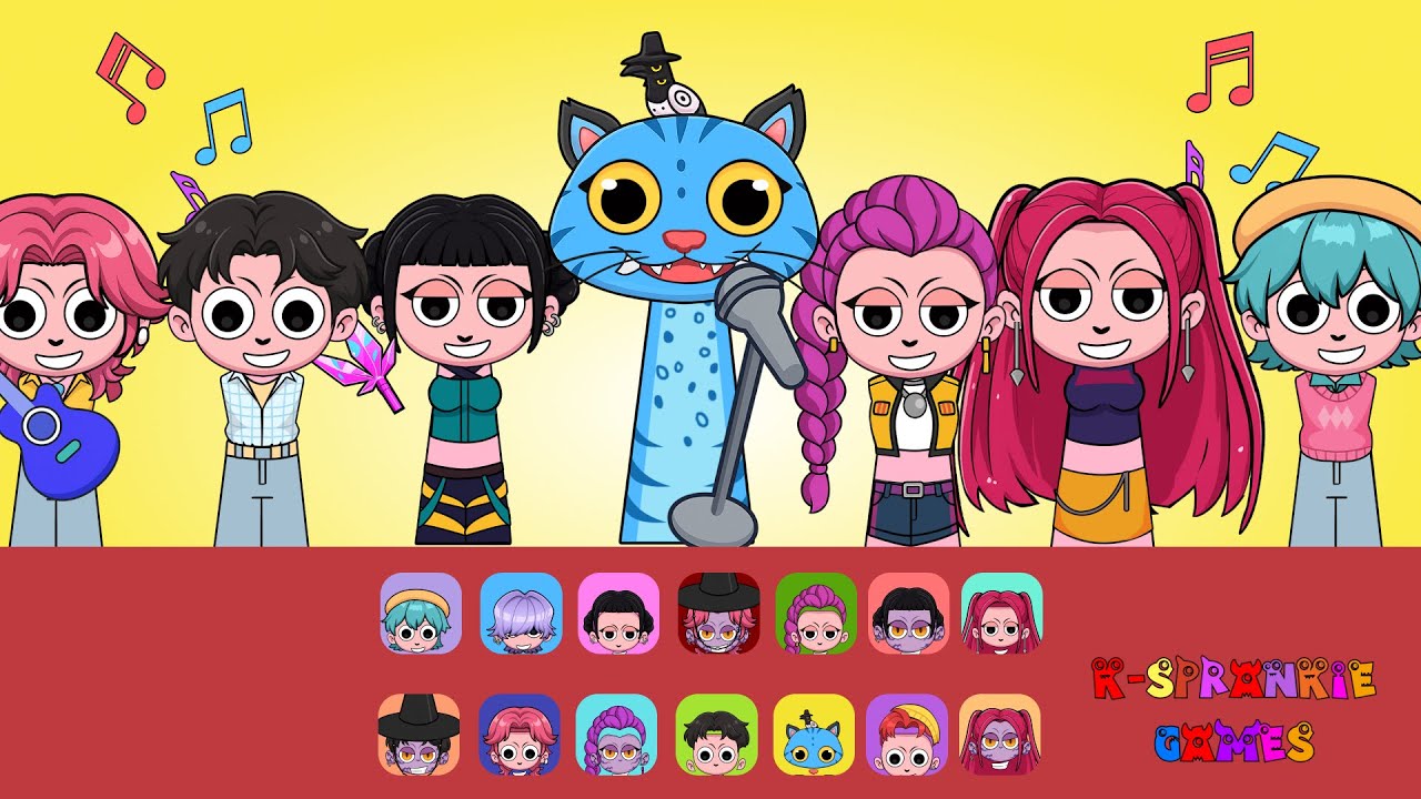 Derpy & Sussie sing “Golden” ft. Rumi, Mira, Zoey | K-Sprankie Games