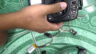 Servo 130X On Rx 2632V-D Walkera mini CP.MP4