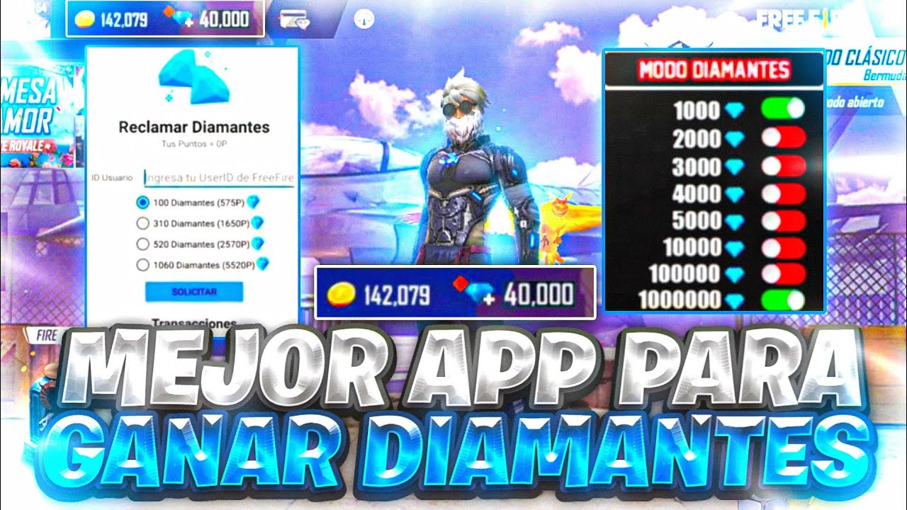 novo app de diamantes infinitos de graça para todos no free fire 2023 (10k  diamantes no id do jogo) 