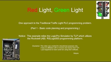 Red Light, Green Light - PLC Programming & Simulation